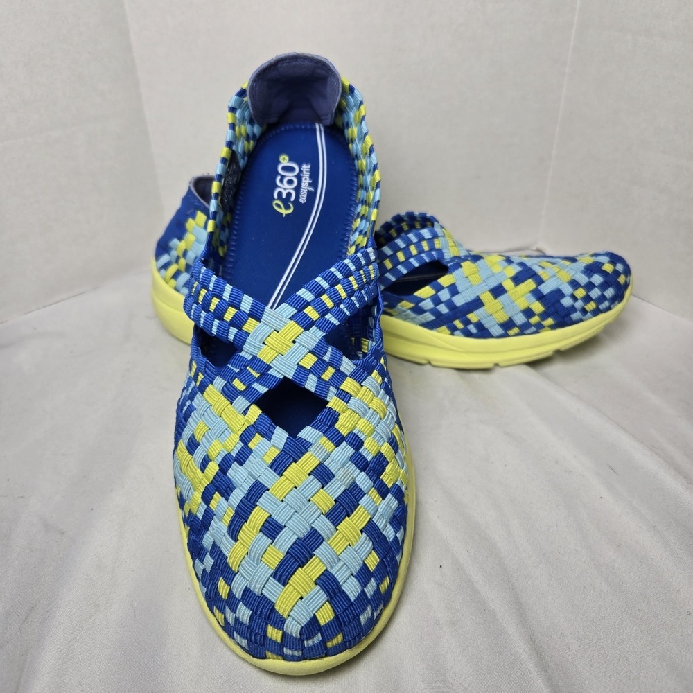 Easy Spirit E360+ Esquartet Woven Slip On Womens 10 Comfortâ Cushion Whimsical